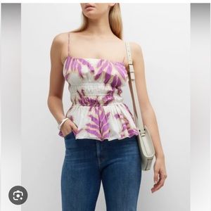 NWT Tanya Taylor Polina Tank Top Boysenberry Small
